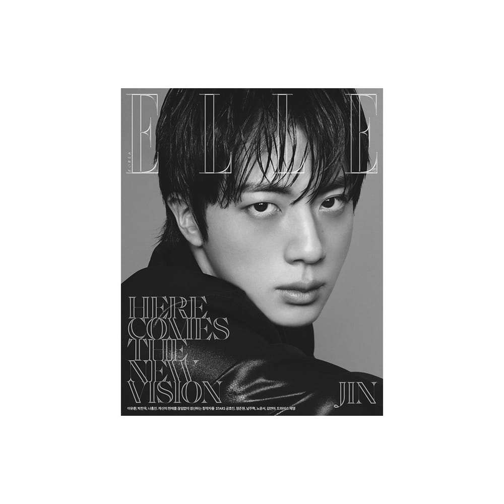 BTS Magazine E BTS ジン JIN - 雑誌 ELLE (2026年8月号) 和訳付き