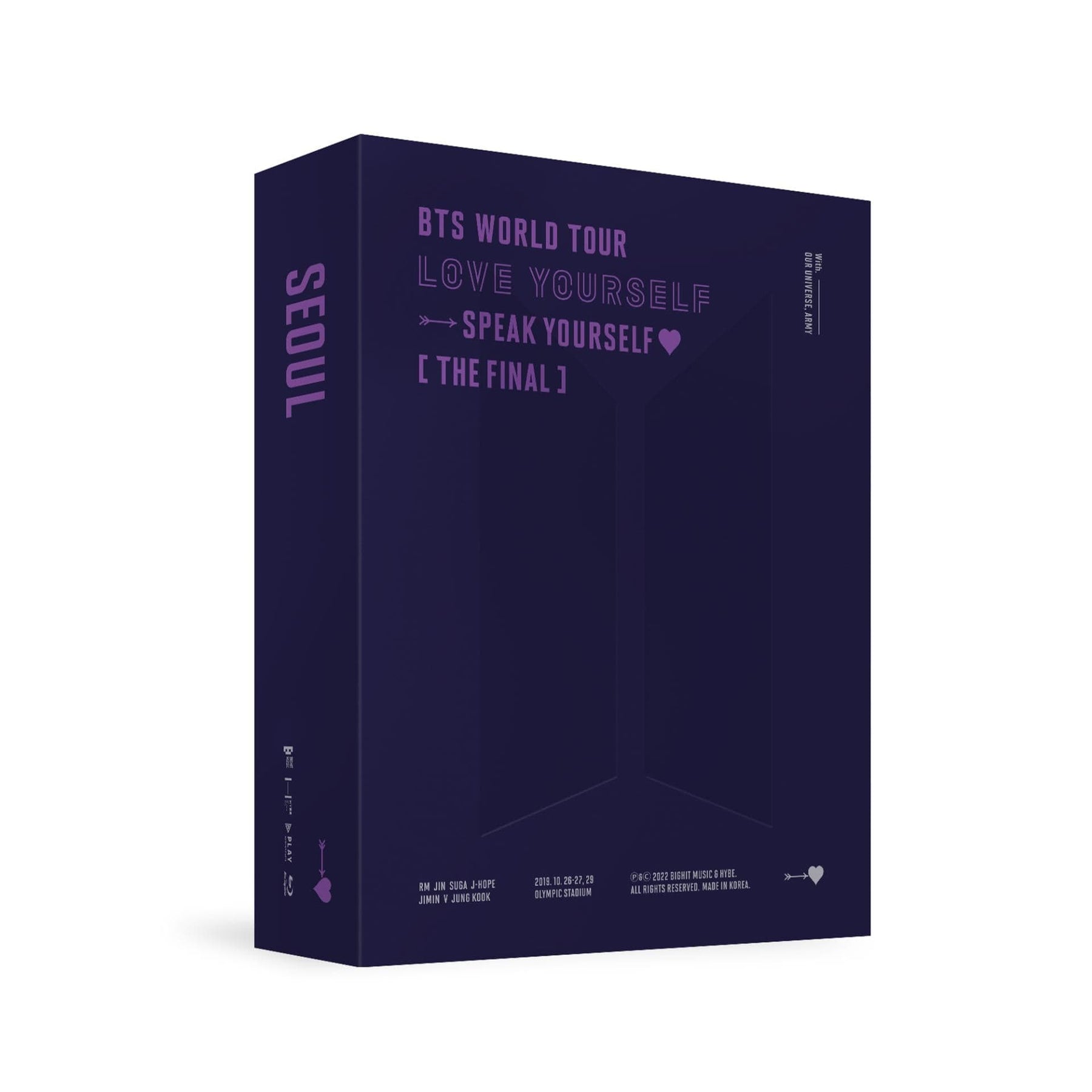 BTS MD / GOODS BTS - WORLD TOUR LOVE YOURSELF : SPEAK YOURSELF [THE FINAL] Blu-ray