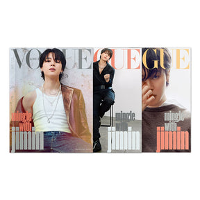 BTS MD / GOODS Set (All 3 Covers) Jimin - VOGUE Korea Magazine [mingle with jimin] Cover Jimin (Apr 2023)