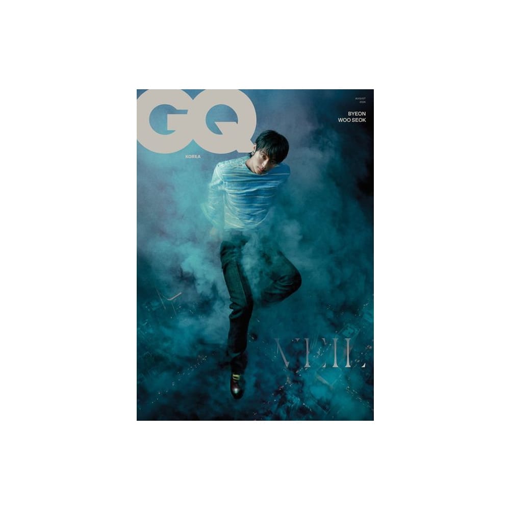 Byeon Woo Seok Magazine ピョン・ウソク - 雑誌 GQ 2026年 8月号 (トレカ・和訳つき)