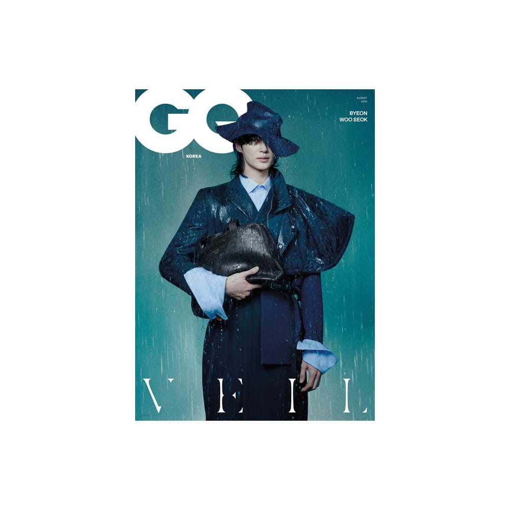 Byeon Woo Seok Magazine ピョン・ウソク - 雑誌 GQ 2026年 8月号 (トレカ・和訳つき)