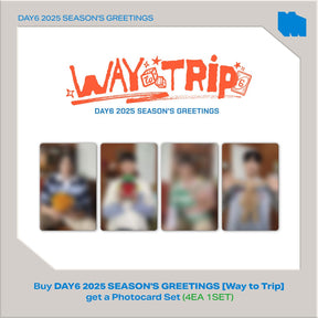 DAY6 MD / GOODS [+KPOPMERCH 特典] DAY6 - 2025 シーズングリーティング [WAY to TRiP]