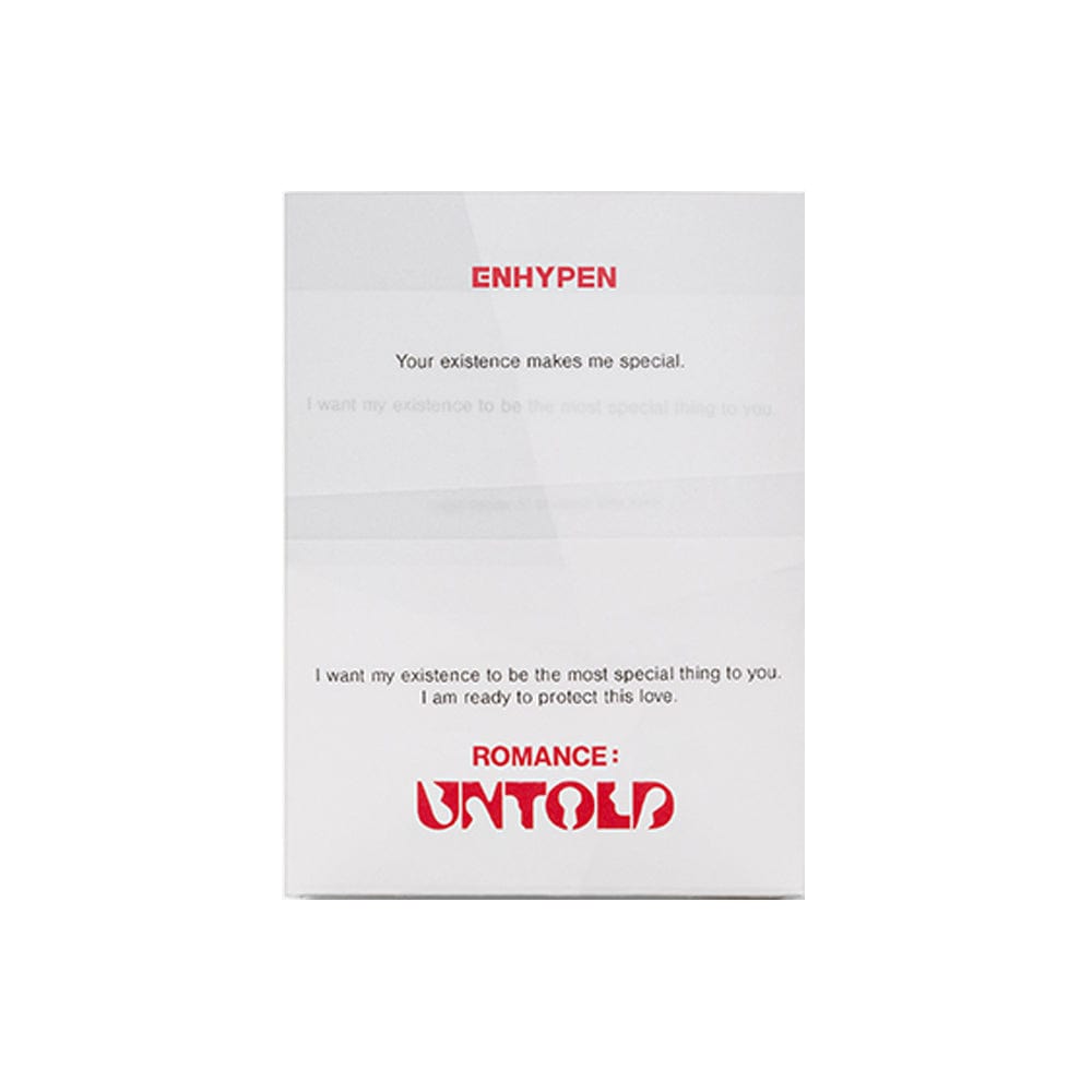 ENHYPEN ALBUM 特典無し ENHYPEN - ROMANCE : UNTOLD (Weverse Albums ver.)