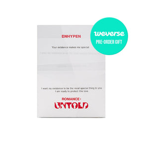 ENHYPEN ALBUM Weverse特典付き ENHYPEN - ROMANCE : UNTOLD (Weverse Albums ver.)