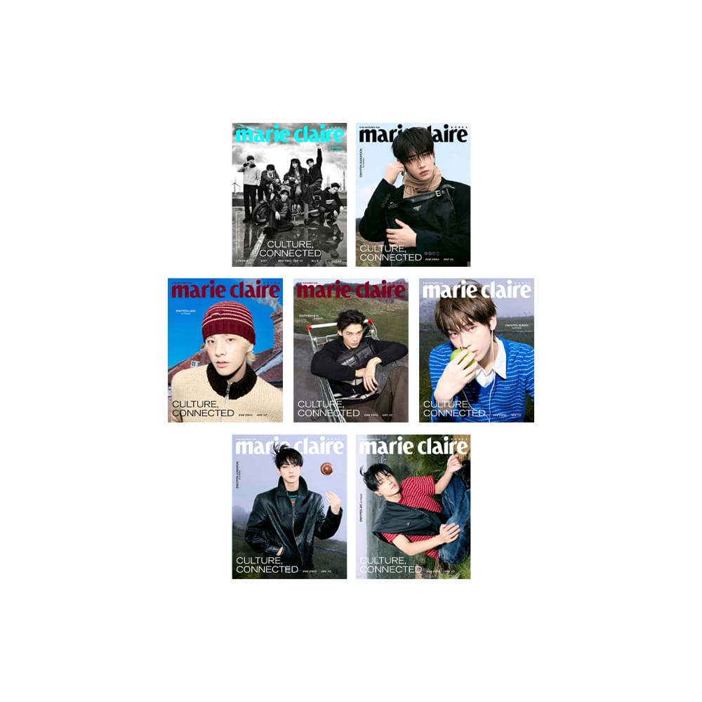 ENHYPEN Magazines A GROUP 【和訳付き】ENHYPEN - 雑誌 MarieClaire  (2026年 11月号)