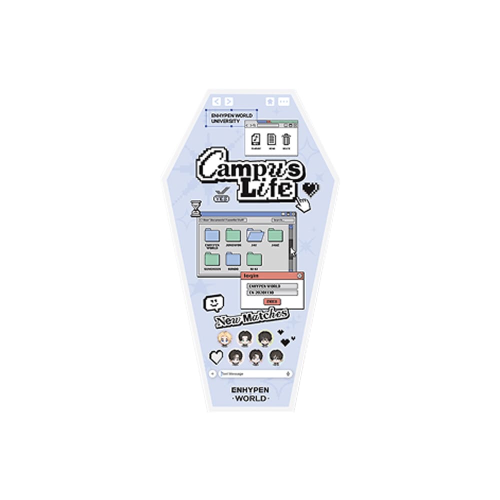 ENHYPEN MD / GOODS ENHYPEN - WORLD COUPON CARD COLLECTION CAMPUS SPECIAL ver