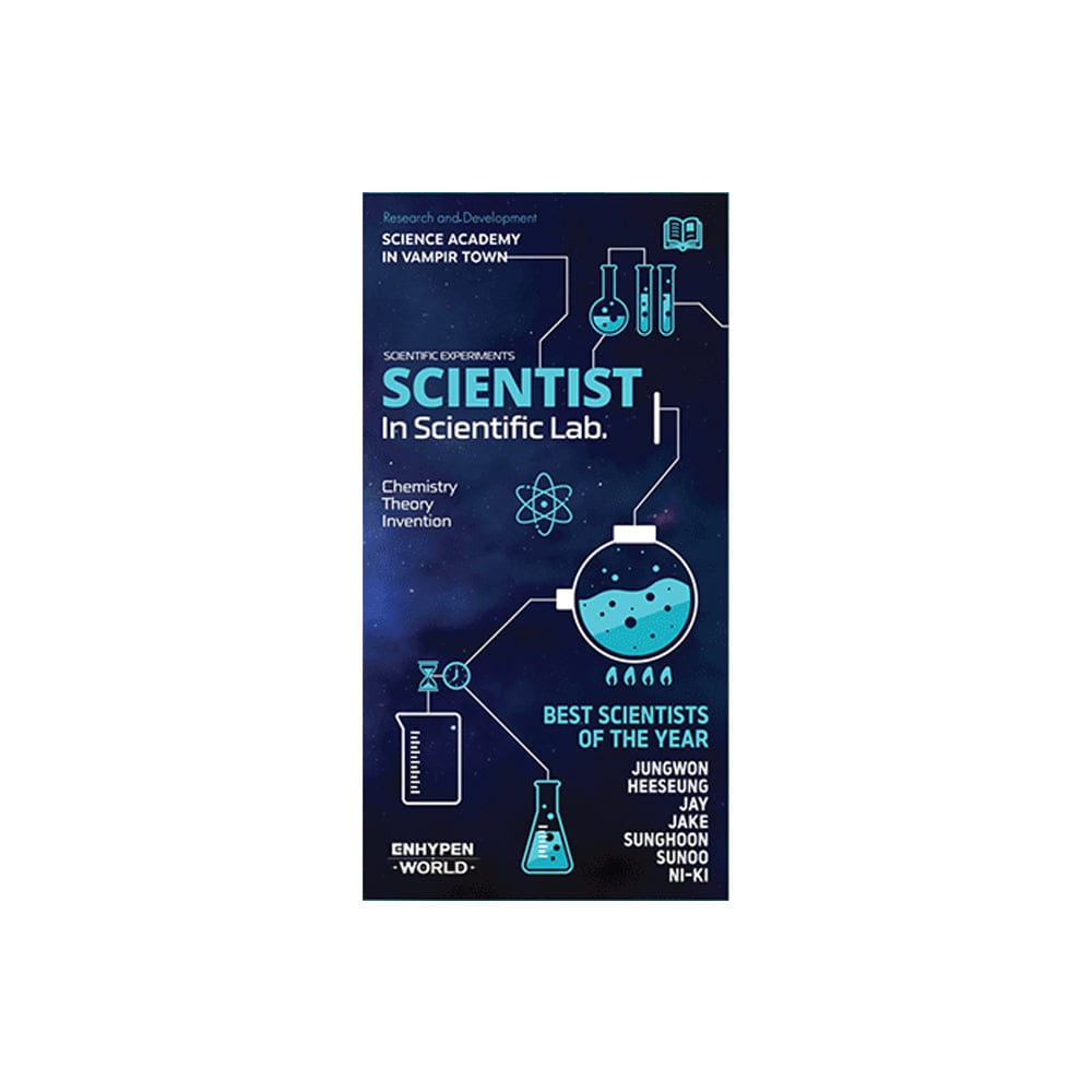 ENHYPEN MD / GOODS ENHYPEN - WORLD COUPON CARD COLLECTION (SCIENTIST BASIC VER.)