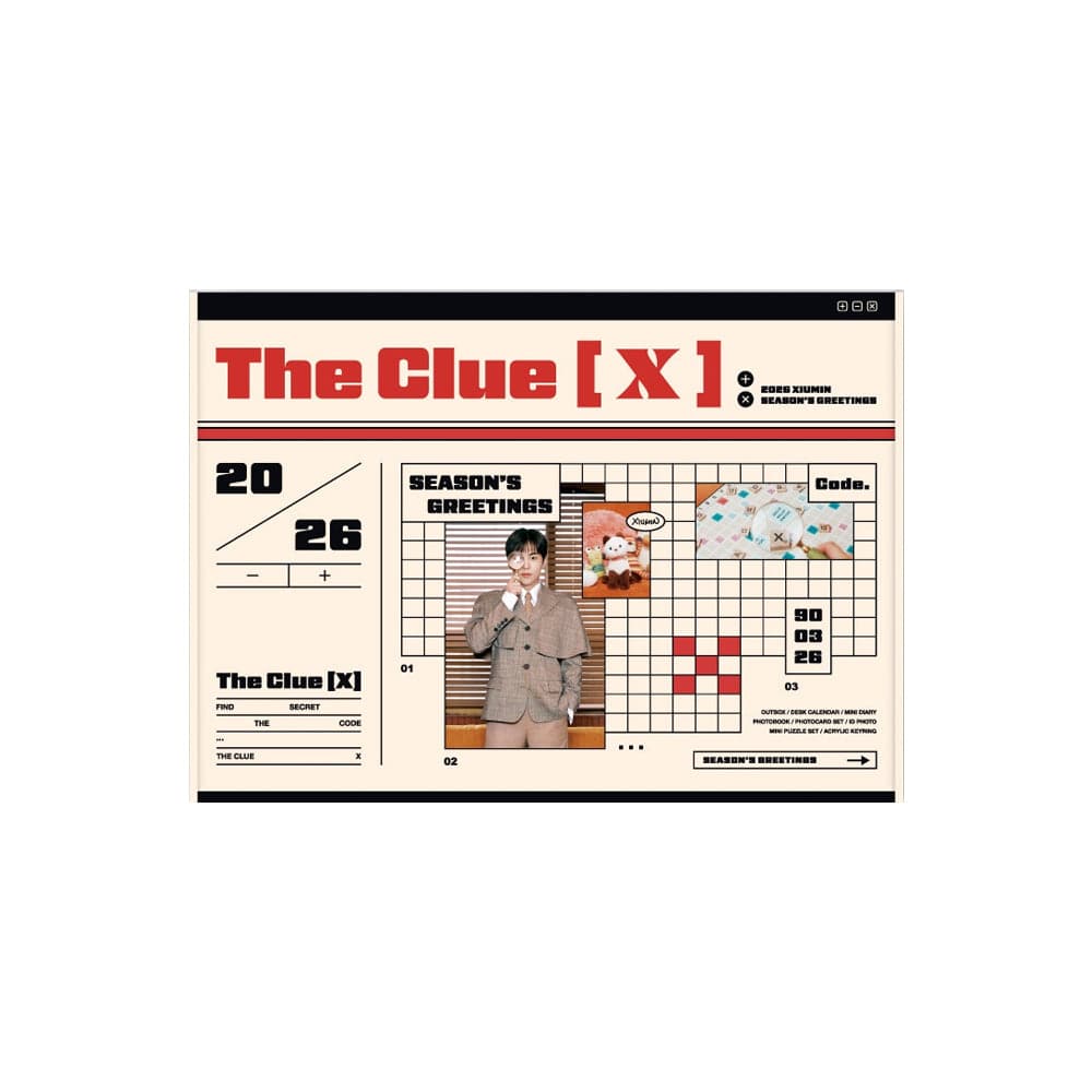 EXO ALBUM EXO XIUMIN - 2026 SEASON'S GREETINGS [THE CLUE [X] ]