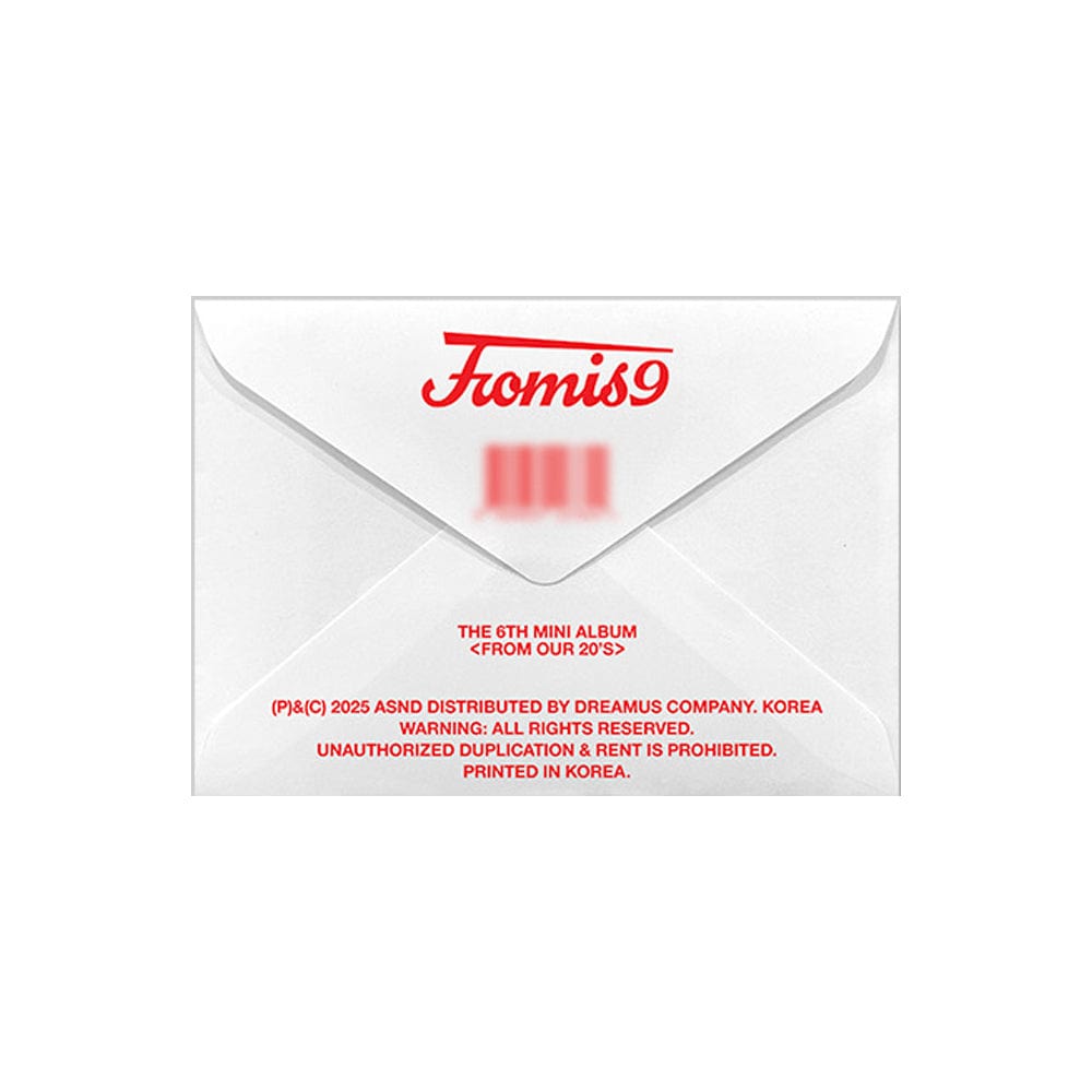 fromis_9 ALBUM to ver fromis_9 - 6th ミニアルバム [FROM OUR 20'S] [POSTCARD VER.]