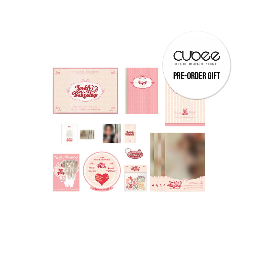 (G)I-DLE MD / GOODS CUBEE 特典付き (G)I-DLE - 2025 シーズングリーティング 'LOVELY BAKESHOP'