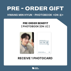 HWANG MIN HYUN ALBUM HWANG MIN HYUN ファン・ミニョン - PHOTOBOOK [ON 道]