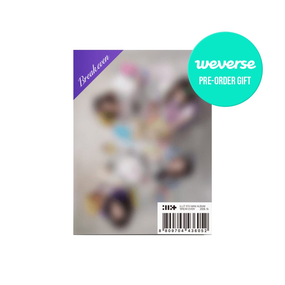 ILLIT ALBUM ILLIT - 5th ミニアルバム [BREAK EVEN] (WEVERSE ALBUMS VER.)