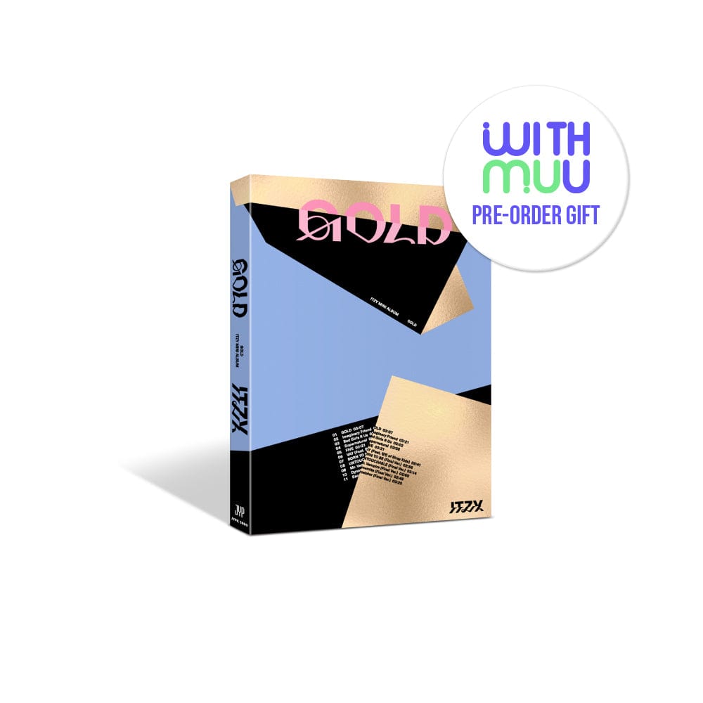 JYP, Withmuu 特典) ITZY - 2nd アルバム GOLD (STANDARD VER.)