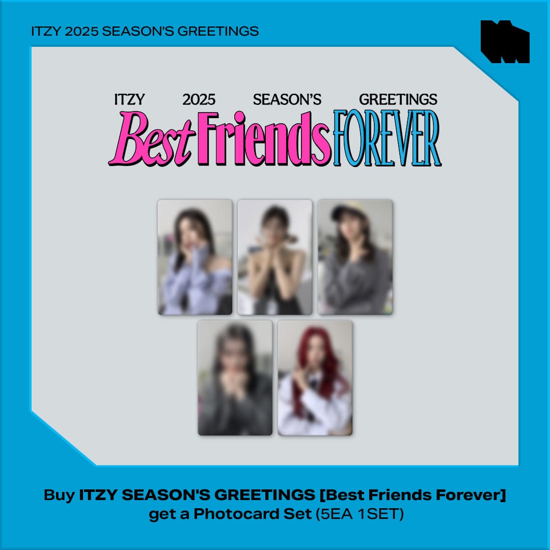 ITZY MD / GOODS [+KPOPMERCH 特典] ITZY - 2025 シーズングリーティング [Best Friends Forever]