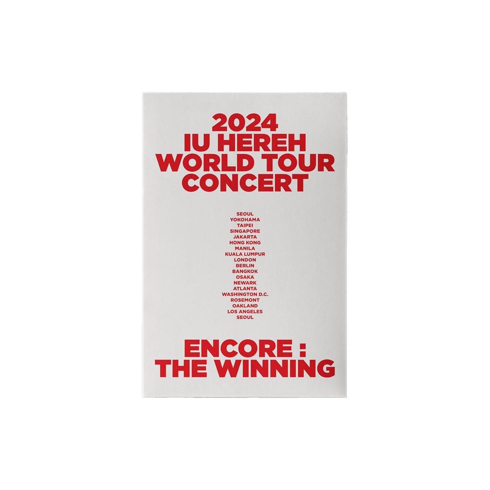 IU HEREH WORLD TOUR CONCERT ブルーレイの付属品 IU - [HEREH] WORLD TOUR CONCERT BLU-RAY – kpopalbums.com