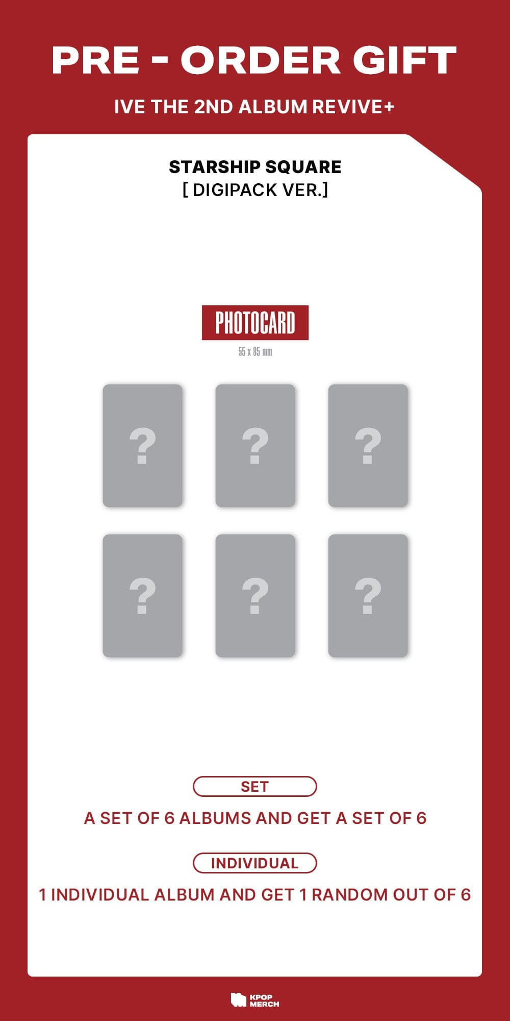 IVE ALBUM IVE - The 2nd Album REVIVE+ (Digipack Ver.)