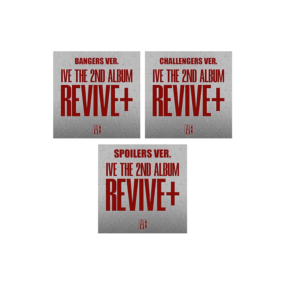 IVE ALBUM IVE - The 2nd Album REVIVE+ SET (BANGERS+CHALLENGERS+SPOILERS)