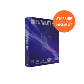 IVE DVD / BLU-RAY +STARSHIP 特典 特典付き IVE - THE 1ST WORLD TOUR 'SHOW WHAT I HAVE' BLU-RAY