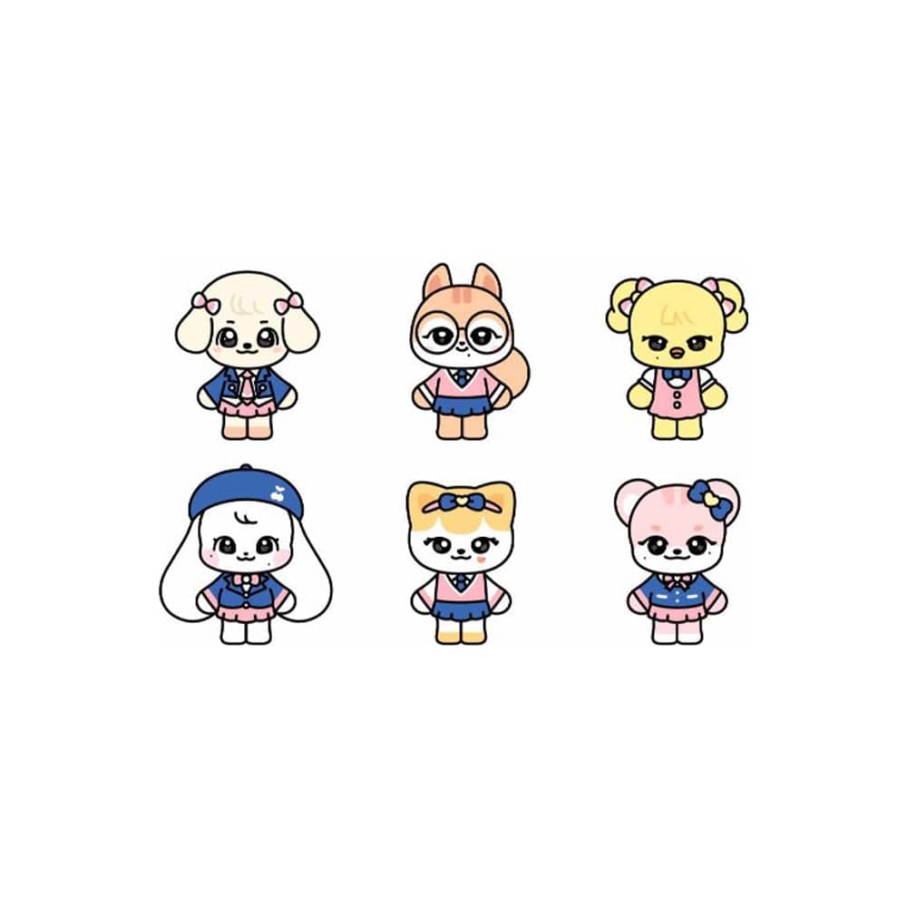 ive MD / GOODS IVE - 2025 'MINIVE' WORLD TOUR POPUP グッズ スクール ぬいぐるみキーホルダー