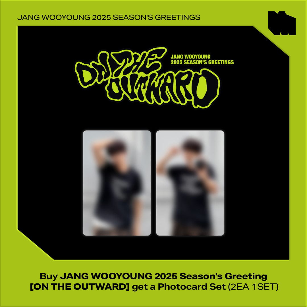 JANG WOOYOUNG MD / GOODS [+KPOPMERCH 特典] JANG WOOYOUNG ジャン·ウヨン - 2025 Season’s Greetings [On the Outward]