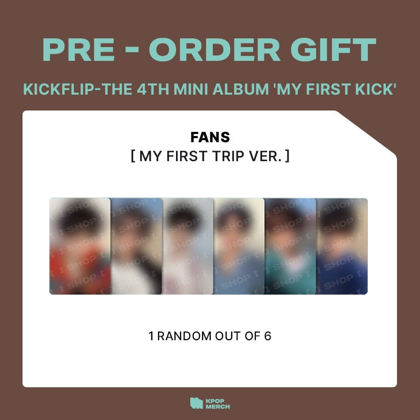 KickFlip ALBUM KickFlip - 4th Mini Album My First Kick (MY FIRST TRIP VER.)