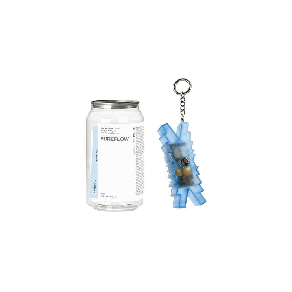 LE SSERAFIM ALBUM Blue ver 【OUTLET】LE SSERAFIM - 2nd Studio Album PUREFLOW pt. 1 (MINI CAMERA VER.)