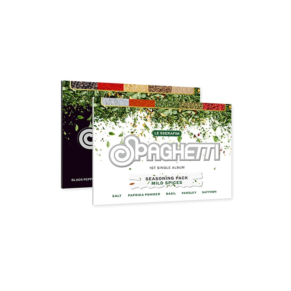 LE SSERAFIM ALBUM (メンバー選択可) LE SSERAFIM - 1st シングルアルバム SPAGHETTI  (Weverse Albums ver.)