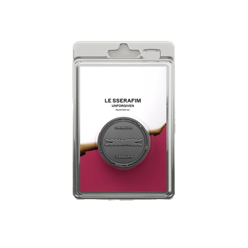 LE SSERAFIM ALBUM LE SSERAFIM - 1st Studio ALBUM [UNFORGIVEN] (SOUND COIN VER.)
