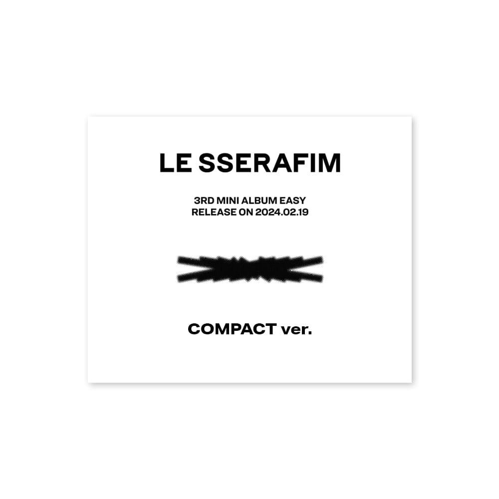 LE SSERAFIM ALBUM LE SSERAFIM - 3rd ミニアルバム EASY (COMPACT Ver.)