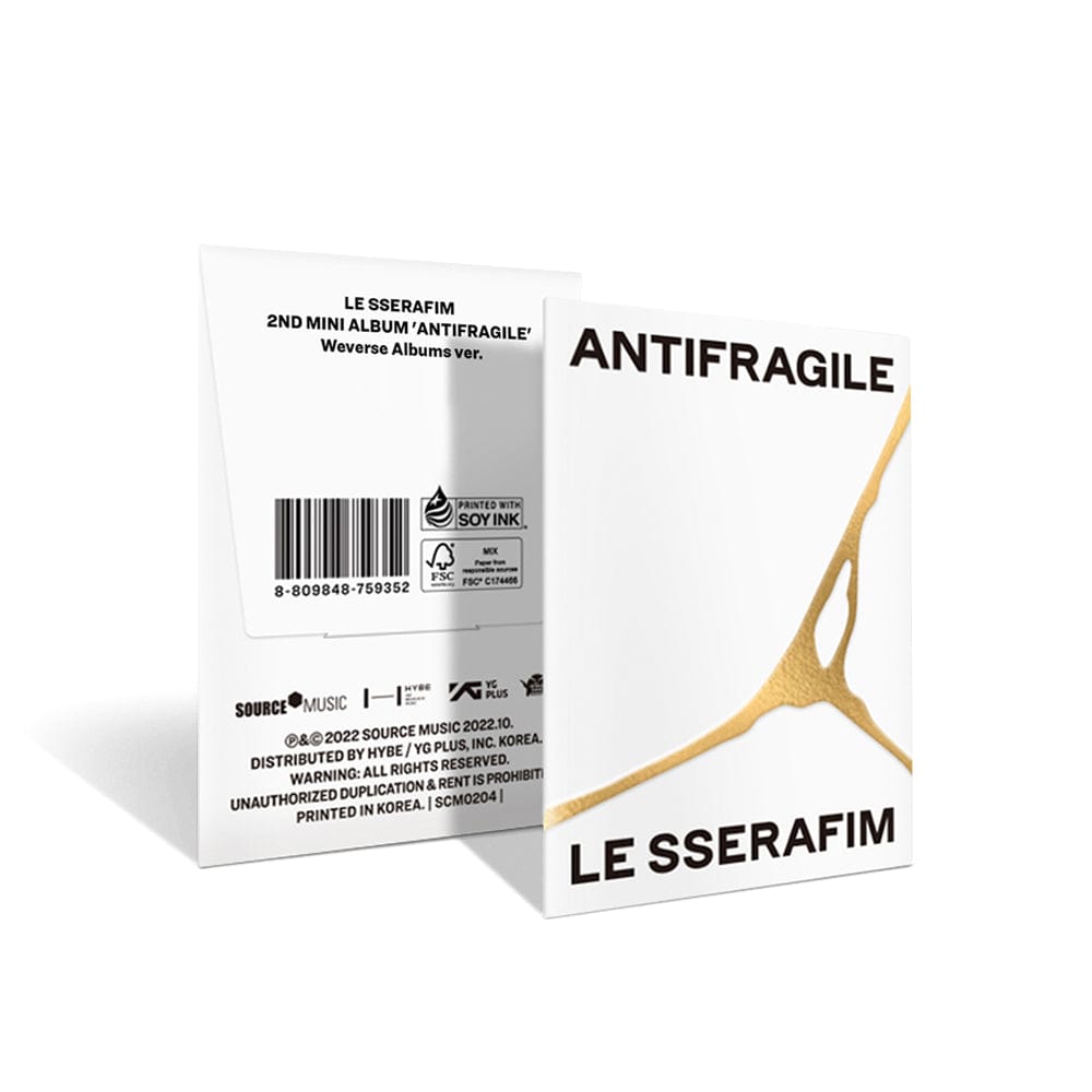 LE SSERAFIM ALBUM LE SSERAFIM - ANTIFRAGILE 2nd mini album (Weverse Albums ver.)