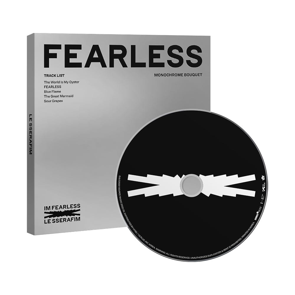 LE SSERAFIM ALBUM LE SSERAFIM - FEARLESS 1st Mini Album (Monochrome Bouquet Ver.)