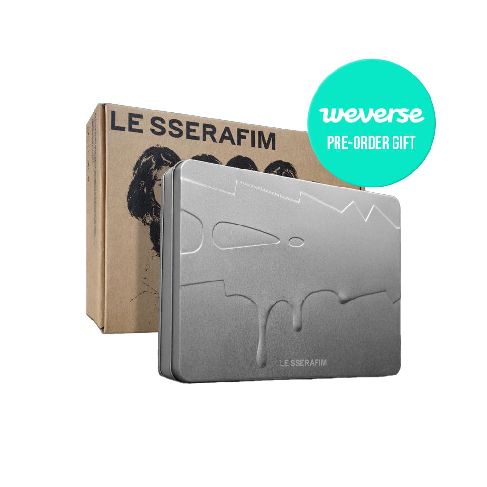 LE SSERAFIM ALBUM WEVERSE 特典付き LE SSERAFIM - HOT (TIN CASE ver.)