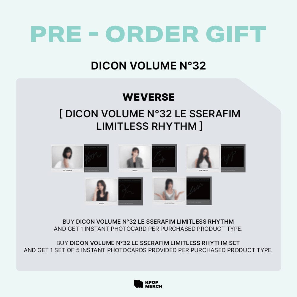 LE SSERAFIM MD / GOODS LE SSERAFIM - DICON VOLUME N°32 A-TYPE LIMITLESS RHYTHM