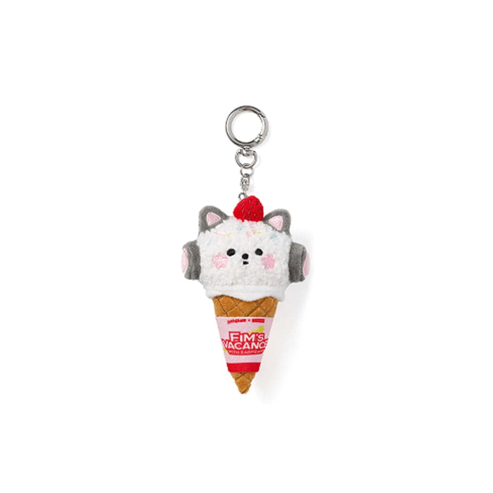 LE SSERAFIM MD / GOODS SAKKUKKU LE SSERAFIM - [ FIM'S CLUB X EARP EARP ] PLUSH KEYRING (ICE CREAM ver.)