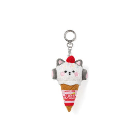 LE SSERAFIM MD / GOODS SAKKUKKU LE SSERAFIM - [ FIM'S CLUB X EARP EARP ] PLUSH KEYRING (ICE CREAM ver.)