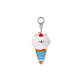LE SSERAFIM MD / GOODS ZUHARONG LE SSERAFIM - [ FIM'S CLUB X EARP EARP ] PLUSH KEYRING (ICE CREAM ver.)