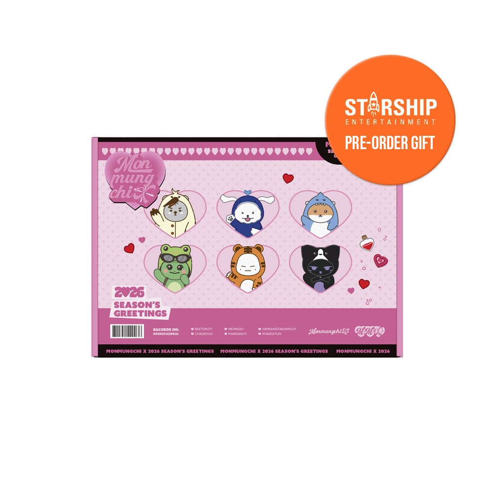 MONSTA X MD / GOODS STARSHIP 特典付き MONMUNGCHI X - 2026 SEASON’S GREETINGS