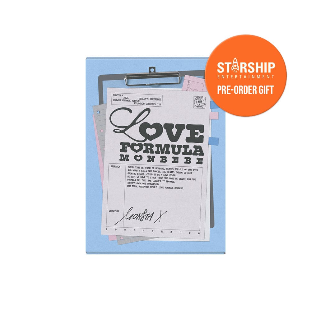 MONSTA X MD / GOODS STARSHIP 特典付き MONSTA X - 2026 SEASON’S GREETINGS : LOVE FORMULA MONBEBE