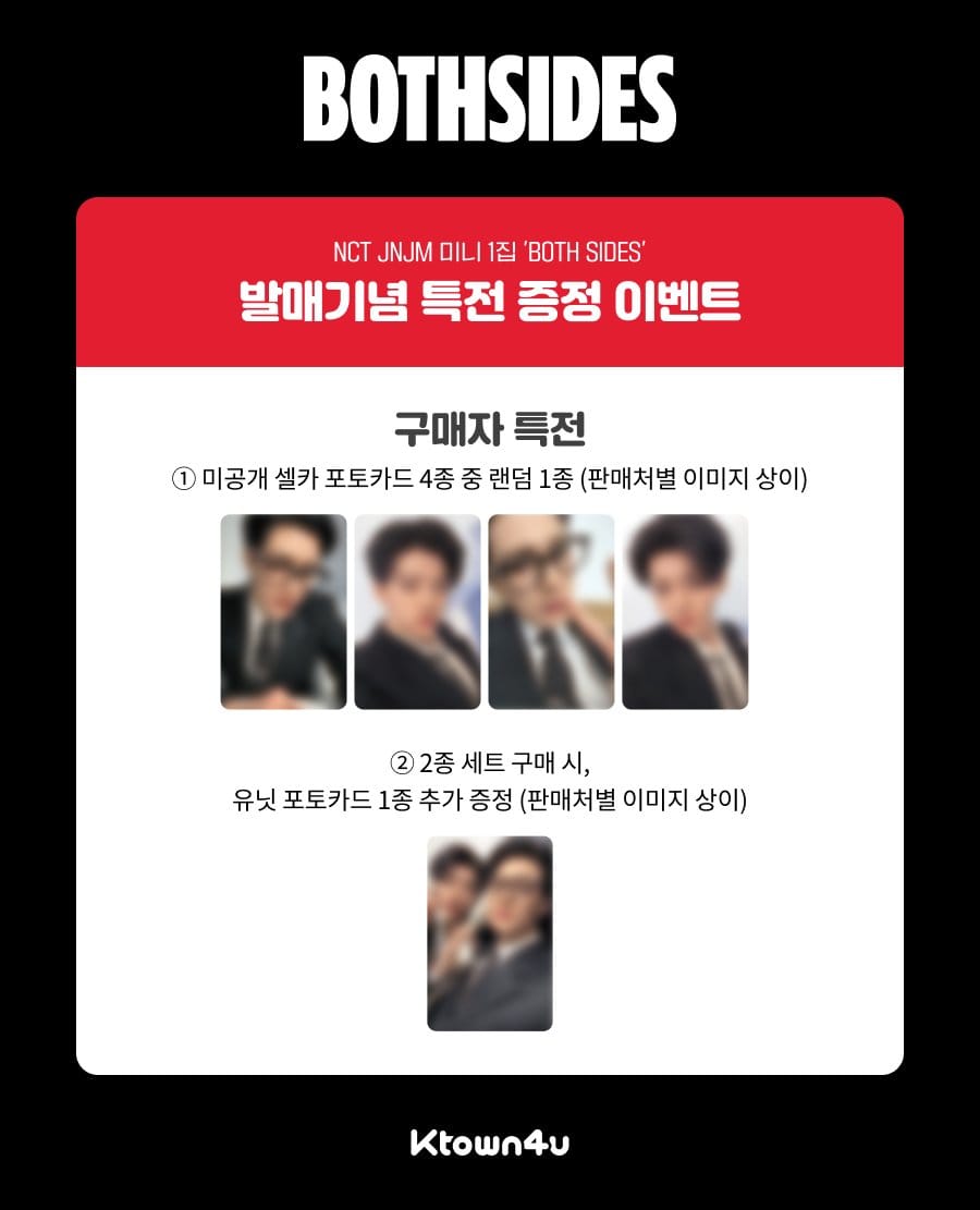 NCT JNJM - 1st Mini Album [BOTH SIDES] (POSTER VER.)