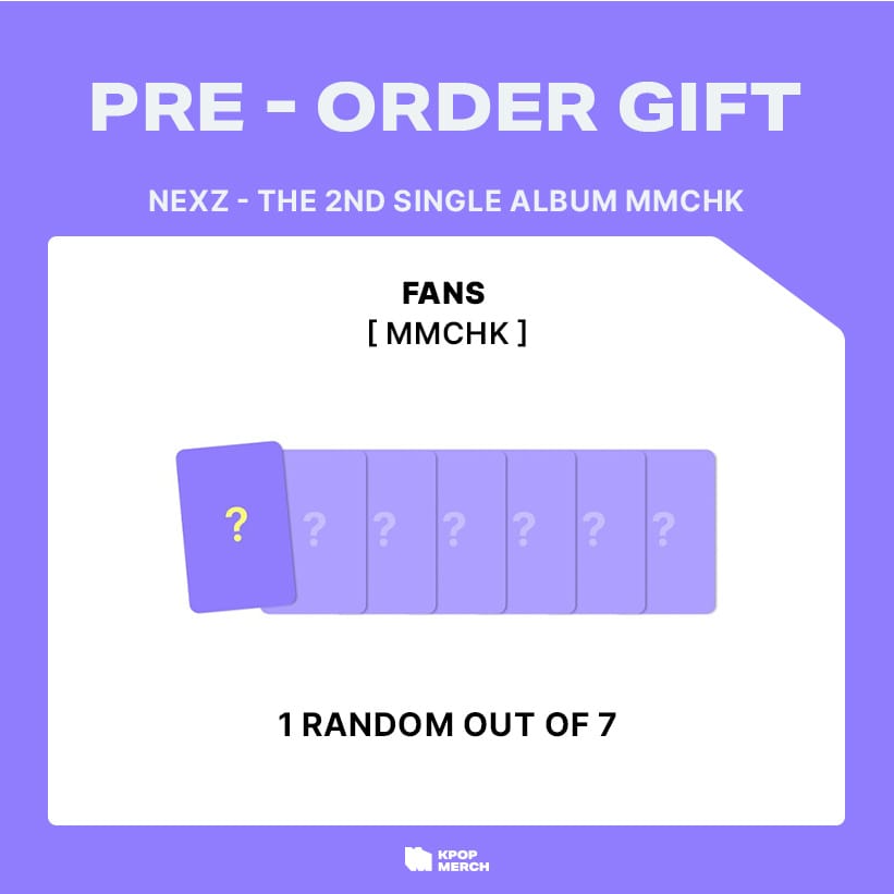 NEXZ ALBUM NEXZ -2nd Single [MMCHK] (STICKER VER.)
