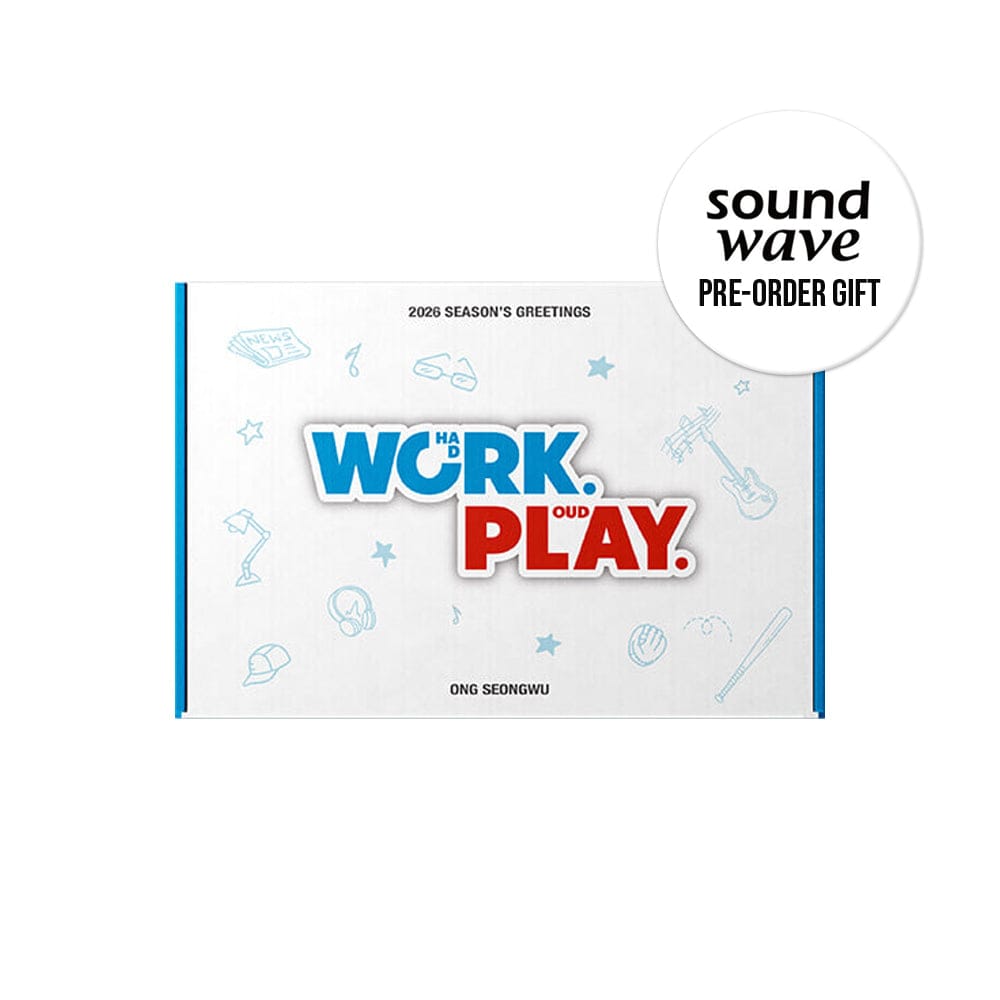 ONG SEONGWU MD / GOODS SOUNDWAVE特典付き オン・ソンウ - 2026 SEASON'S GREETINGS [WORK HARD, PLAY LOUD]