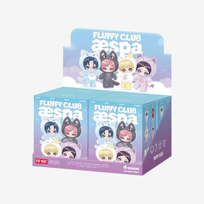 POP MART MD / GOODS Whole Set POP MART aespa - Fluffy Club Series Plush Keyring