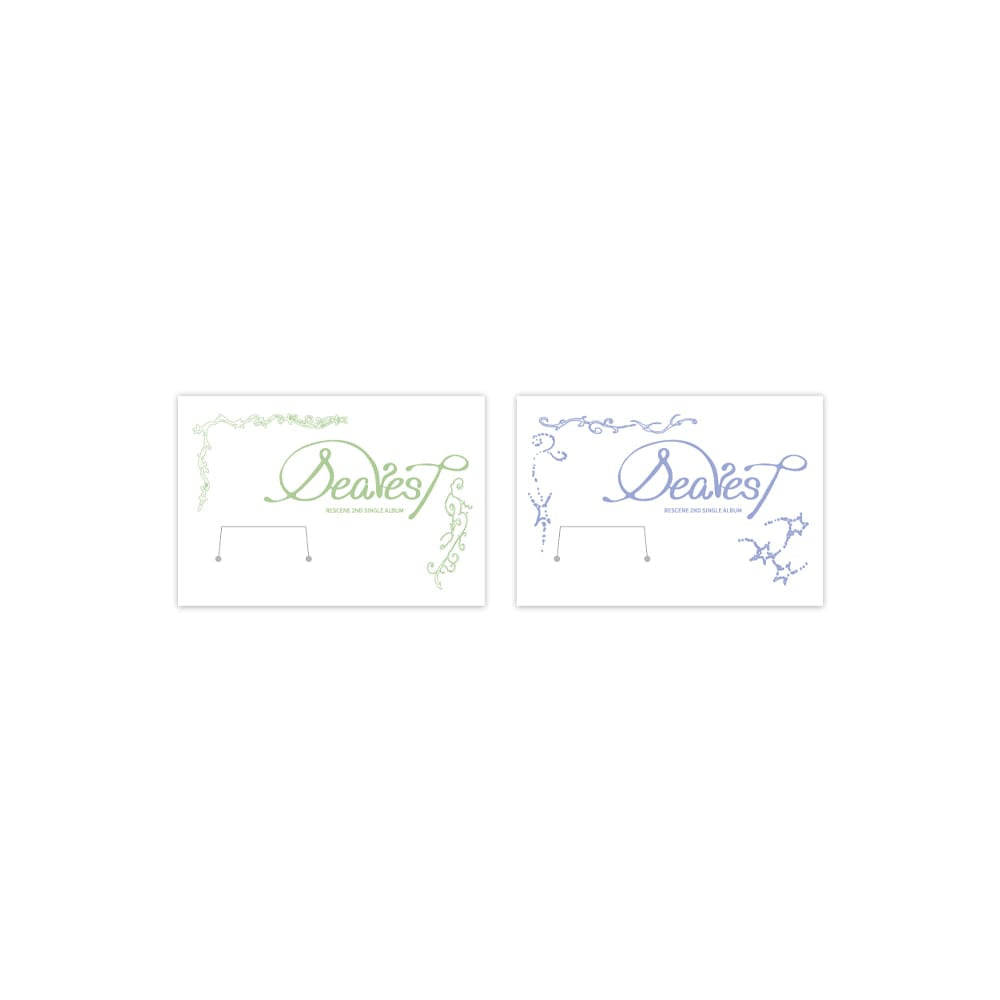 RESCENE ALBUM 1RANDOM RESCENE - 2nd シングルアルバム Dearest (QR VER.) ランダム発送