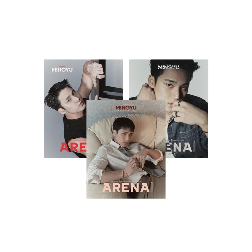 SEVENTEEN Magazines Set (All 3 Covers) MINGYU - 雑誌 Arena Homme  表紙 MINGYU (2024年 3月号)