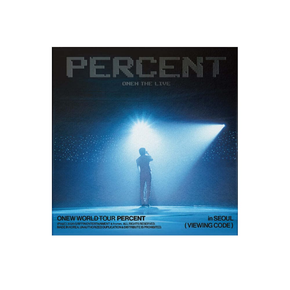 SHINee DVD / BLU-RAY Shinee オンユ -  2025-26 ONEW WORLD TOUR [ONEW THE LIVE : PERCENT (%)] (VIEWING CODE)