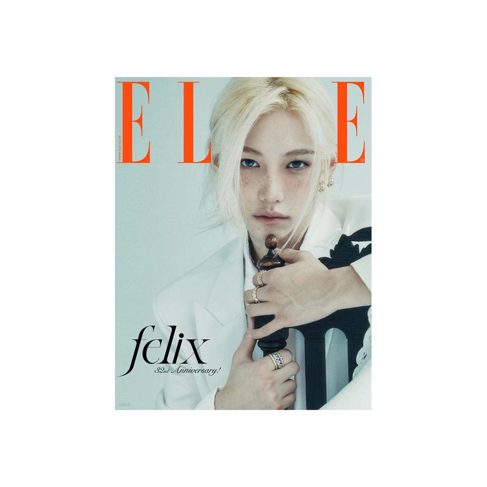 Stray Kids MD / GOODS F 【和訳付き】 StrayKids Felix - 雑誌 ELLE 表紙 Felix (2024年11月号)