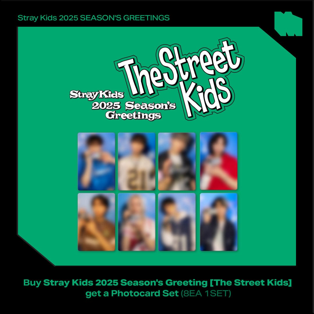 Stray Kids MD / GOODS [+KPOPMERCH 特典] Stray Kids - 2025 Season’s Greetings [The Street Kids]