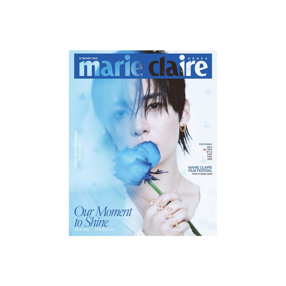 和訳付き】StrayKids Lee know - marie claire 2026年5月号 表紙 リノ