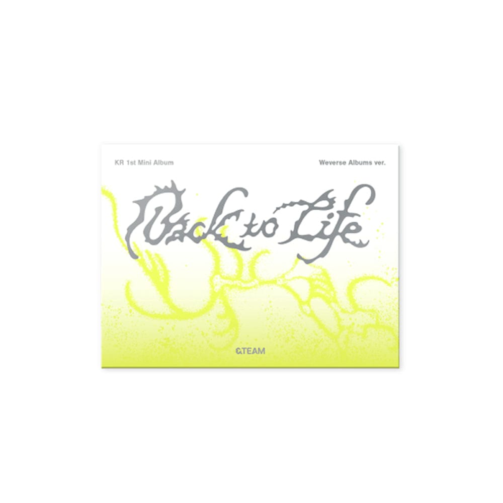 &Team ALBUM &TEAM - KR 1st アルバム Back to Life (Weverse Albums ver.)