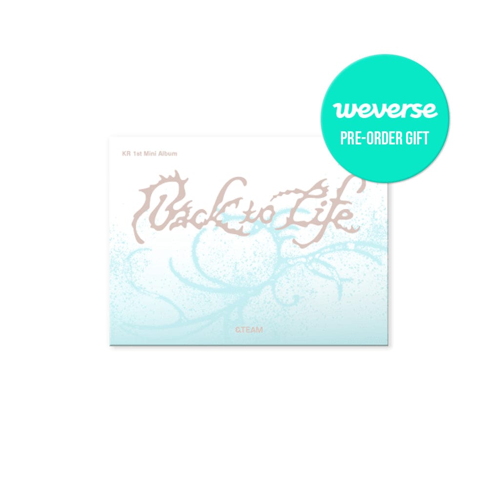 &Team ALBUM Weverse特典付き &TEAM - KR 1st アルバム Back to Life (Mini CD-R ver.)